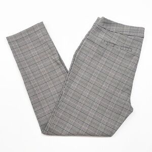Roz & Ali gray plaid trouser pants